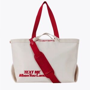 Beis x Lonely Ghost The Travel Tote in Ghost White